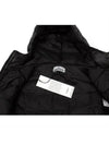 Hooded Padded Vest Black - STONE ISLAND - BALAAN.