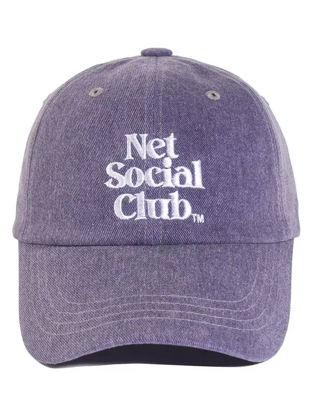 PIGMENT STITCH CAP BERRY VIOLET - NET SOCIAL CLUB - BALAAN 2