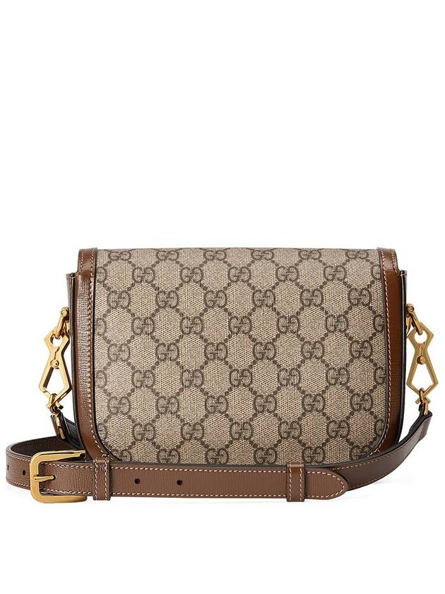 Horsebit 1955 GG Supreme Canvas Mini Bag Beige Ebony - GUCCI - BALAAN 4