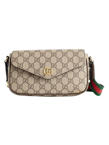 Ophidia GG Mini Bag Beige Ebony - GUCCI - BALAAN 1