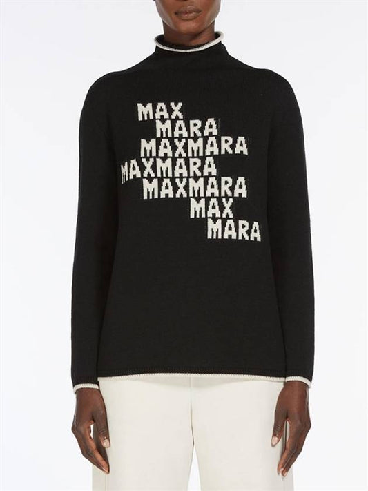 Kir Virgin Wool Turtleneck Black - S MAX MARA - BALAAN 1