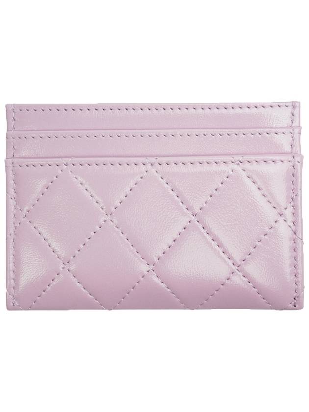 31 Gold Logo Lambskin Card Wallet Lavender - CHANEL - BALAAN 4