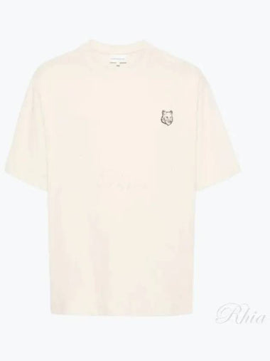 LM00107KJ0119 P205 Bold Fox Head Patch Men s Short Sleeve T Shirt - MAISON KITSUNE - BALAAN 1