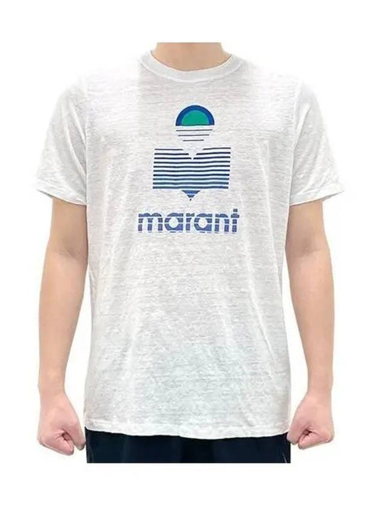 Men s KARMAN Logo Short Sleeve T shirt White 1094515 - ISABEL MARANT - BALAAN 1