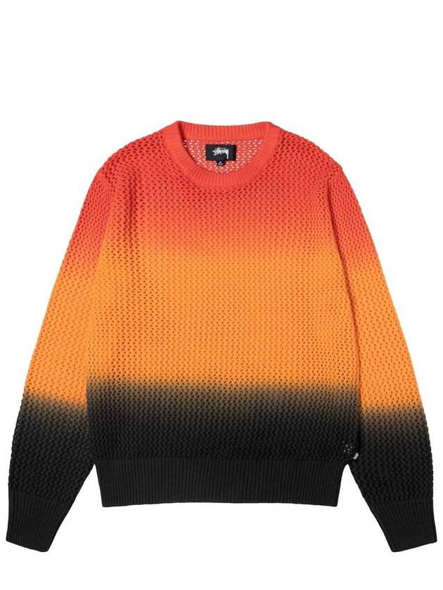 Pigment Dyed Loose Gauge Knit Top Lava - STUSSY - BALAAN 2