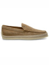 Men's Suede Slip-ons Loafers Beige - TOD'S - BALAAN 2