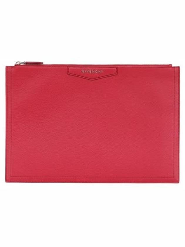 Large leather clutch strawberry red BC06822012 621 - GIVENCHY - BALAAN 1