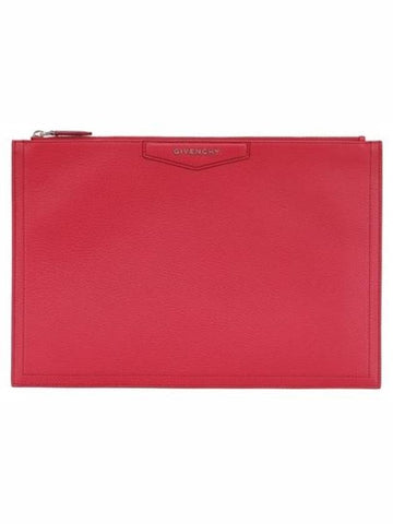 Large leather clutch strawberry red BC06822012 621 - GIVENCHY - BALAAN 1