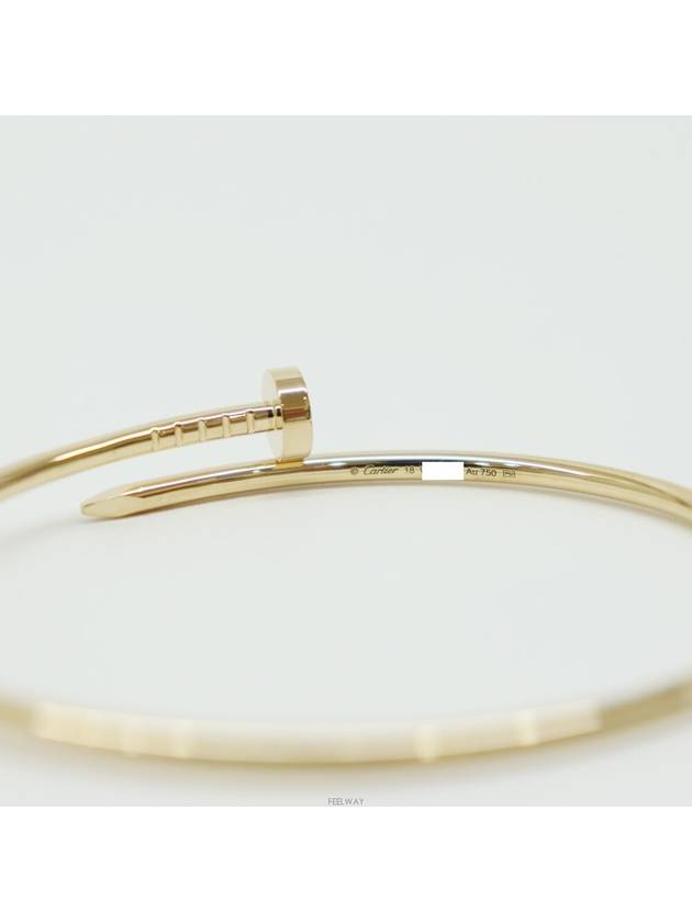 Brand new 6 24 Hyundai purchase Just uncloux SM yellow gold No 18 unisex bracelet - CARTIER - BALAAN 5