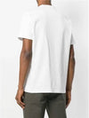 Chest Logo Short Sleeve T-Shirt White - BRUNELLO CUCINELLI - BALAAN 5