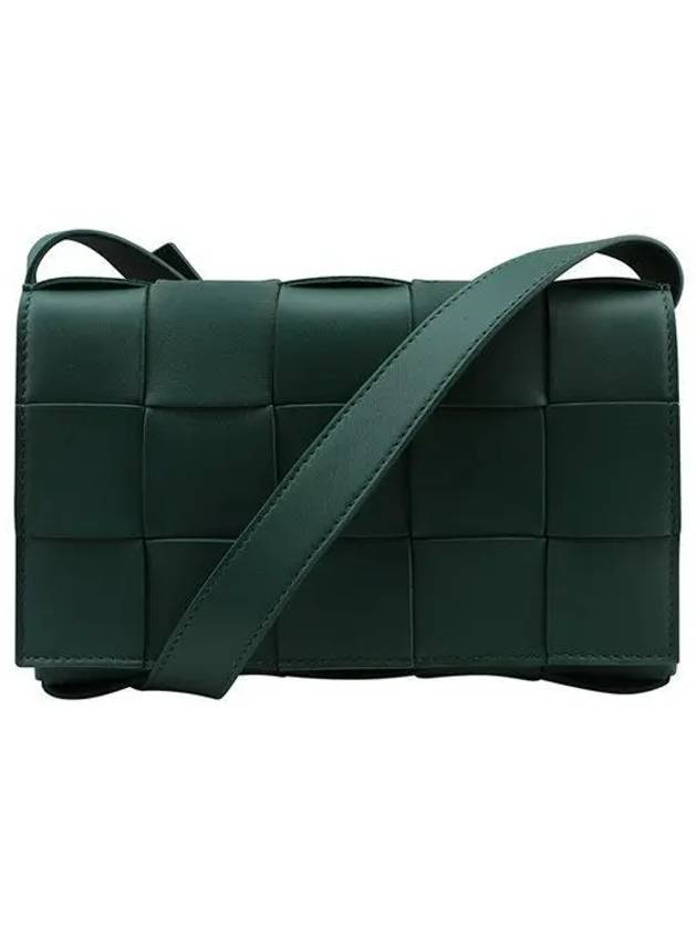 Intrecciato Cassette Cross Bag Green - BOTTEGA VENETA - BALAAN 2