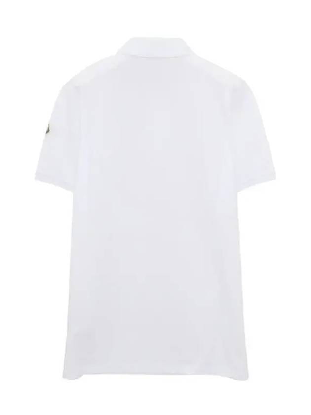 logo patch Polo shirt white - MONCLER - BALAAN 4