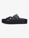 Webbing Slip-on Platform Sandals Black - MAISON MARGIELA - BALAAN 2