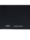 Logo Bifold Wallet Black - AMI - BALAAN 7