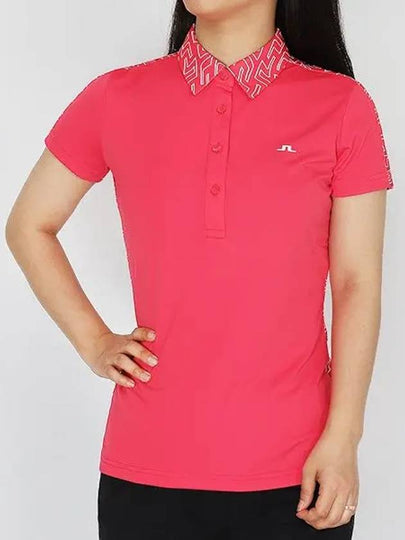 Golf Women's Cara Polo Shirt Pink - J.LINDEBERG - BALAAN 2