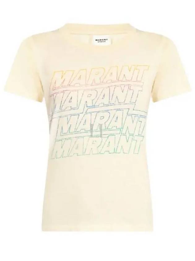 24 ZILIANI TS0148FA B1N09E 23EC Zigliani logo tee - ISABEL MARANT - BALAAN 1