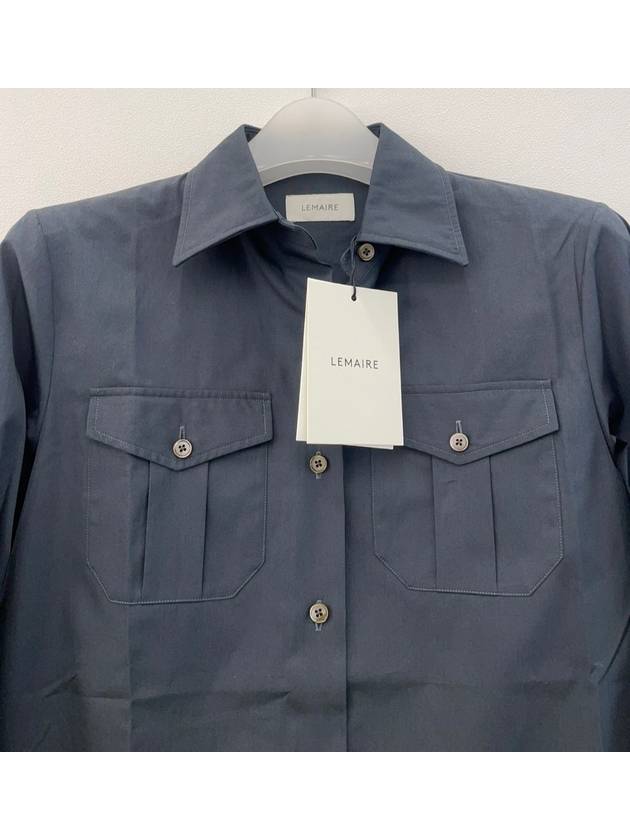 Women's Pocket Shirt Blue - LEMAIRE - BALAAN 3