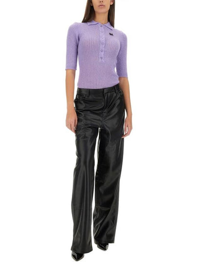 FAUX LEATHER PANTS - ROTATE - BALAAN 2