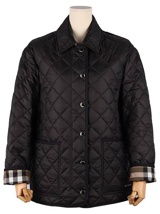 Dalry Quilted Jacket Black - BURBERRY - BALAAN 2