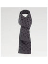 Monogram Classic Scarf Charcoal Grey - LOUIS VUITTON - BALAAN 3