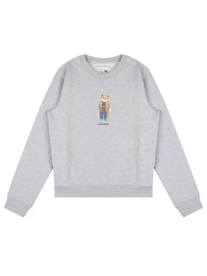 Women's Dress Fox Printing Sweatshirt Grey - MAISON KITSUNE - BALAAN 2