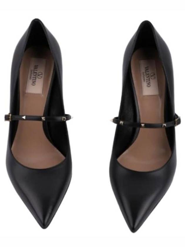 Rockstud Pumps Black - VALENTINO - BALAAN 3