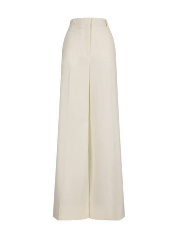 WIDE-LEGGED, HIGH-WAISTED WOOL PANTS - STELLA MCCARTNEY - BALAAN 1