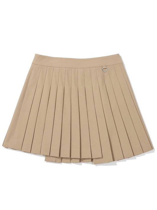 Unbalanced wrap skirt BEIGE WOMAN - MALBON GOLF - BALAAN 2