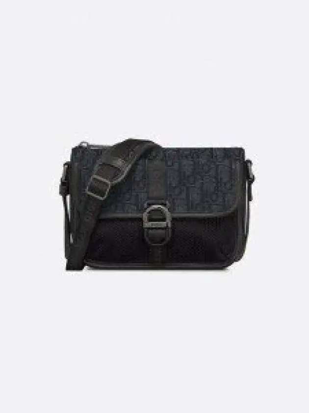 Oblique Jacquard 8 Mini Messenger Bag Black - DIOR - BALAAN 2