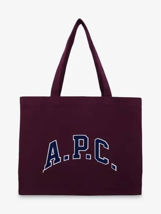 Diane University Horizontal Tote Bag Burgundy - A.P.C. - BALAAN 2