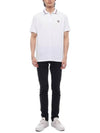 Logo Patch Polo Shirt White - MONCLER - BALAAN 4