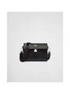 Re-Nylon Saffiano Shoulder Bag Black - PRADA - BALAAN 1