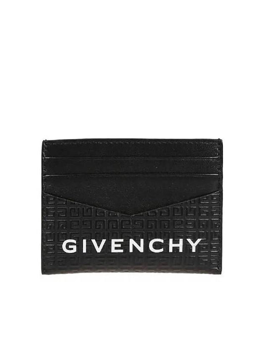 Logo 4G Card Wallet Black - GIVENCHY - BALAAN 2