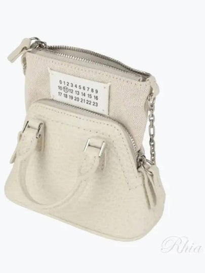 5AC Classic Baby Shoulder Bag Greige - MAISON MARGIELA - BALAAN 2