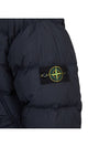 Garment Dyed Crinkle Reps Down Padding Navy - STONE ISLAND - BALAAN 8