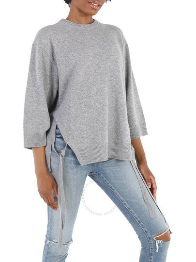 Chloe Grey Wide Cut Cashmere Sweater, Size X-Small - CHLOE - BALAAN 2