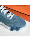 Bouncing Parachute Fabric Low Top Sneakers Blue Pined - HERMES - BALAAN 5