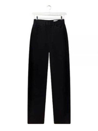 High Waist Curved Jeans Black - LEMAIRE - BALAAN 2