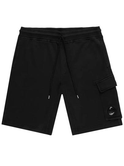 Diagonal Cotton Track Shorts Black - CP COMPANY - BALAAN 2