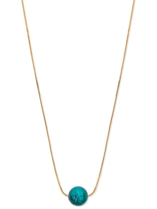 Roca Lulu Turquoise Necklace Gold - BE/GINS - BALAAN 2