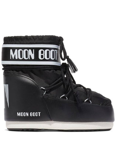 Black Low Icon Nylon Boots Men Women 1409340 N001 - MOON BOOT - BALAAN 1