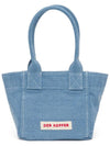 Delcofer Shopper Denim Mini Tote Bag Light Indigo - DER KOFFER - BALAAN 3