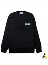 Logo Cotton Sweatshirt Black - MSGM - BALAAN 2