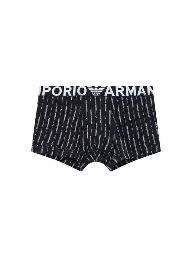 UNDERWEAR Men s Logo Stripe Cotton Drawn Black 271412 - EMPORIO ARMANI - BALAAN 1