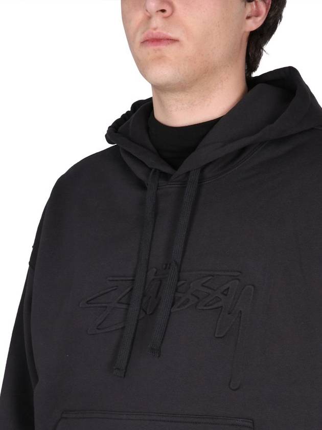 Stüssy Hooded Sweatshirt With Logo - STUSSY - BALAAN 4