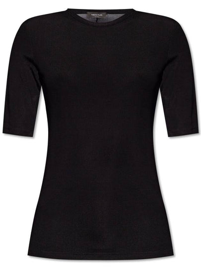 cut-out detail fine rib t-shirt JED264F132D6410000 - FABIANA FILIPPI - BALAAN 2