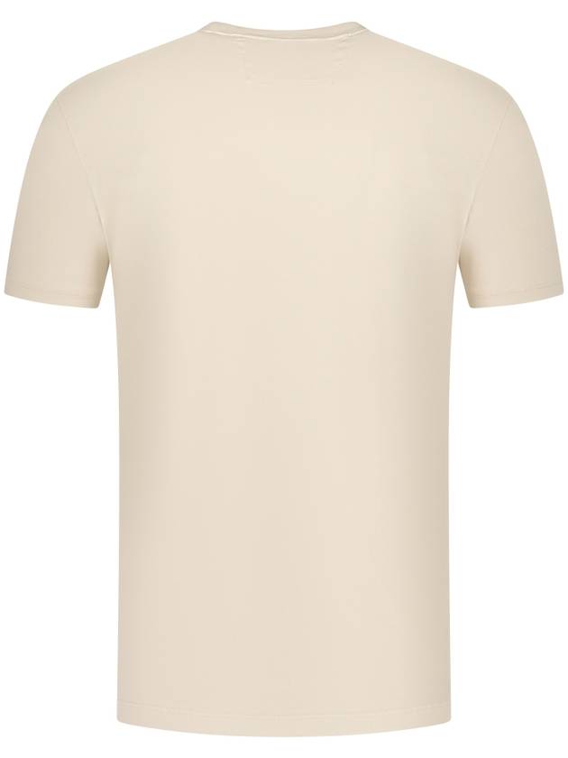 30/1 Jersey Logo Short Sleeve T-Shirt Beige - CP COMPANY - BALAAN 3