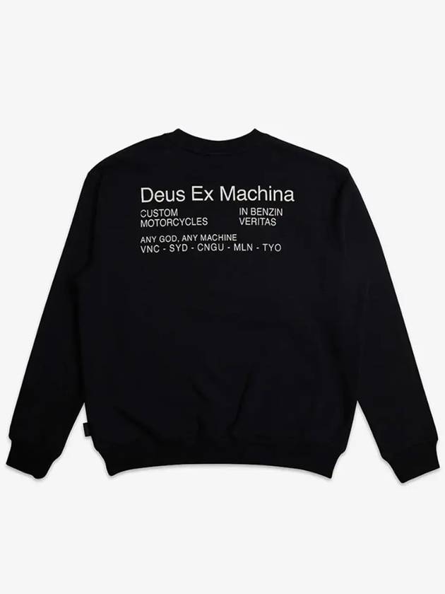 Deus brushed lining sweatshirt zoning crew DMF238991 BLK - DEUS EX MACHINA - BALAAN 2