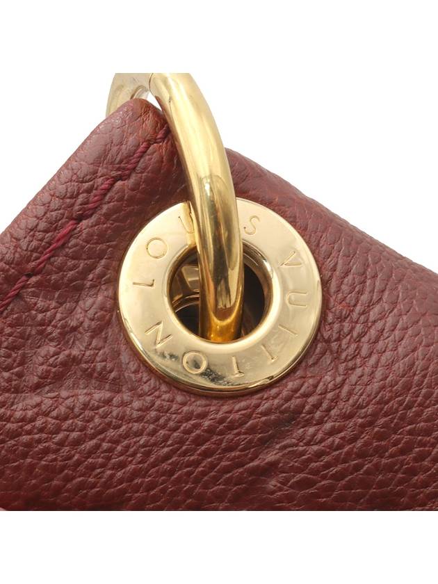 Burgundy Emprette Leather Atchi MM Shoulder Bag M93451 - LOUIS VUITTON - BALAAN 10