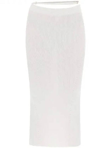 Jacquemus PRALU logo charm rib skirt 271413 - JACQUEMUS - BALAAN 1